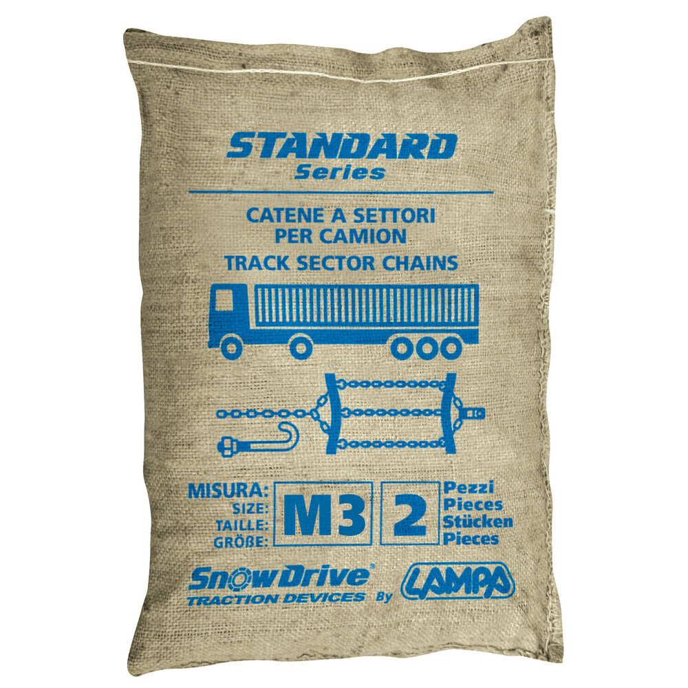 Catene a settori-cingoli per camion, serie Standard, 2 pz - M-3