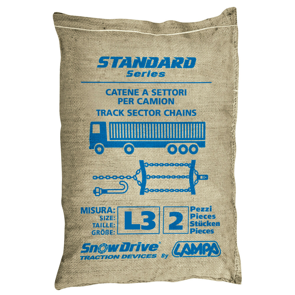 Catene a settori-cingoli per camion, serie Standard, 2 pz - L-3