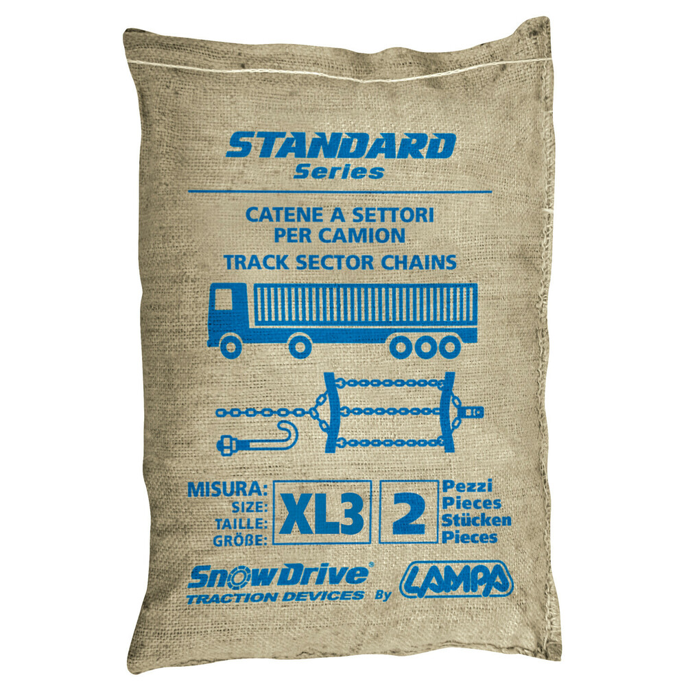 Catene a settori-cingoli per camion, serie Standard, 2 pz - XL-3