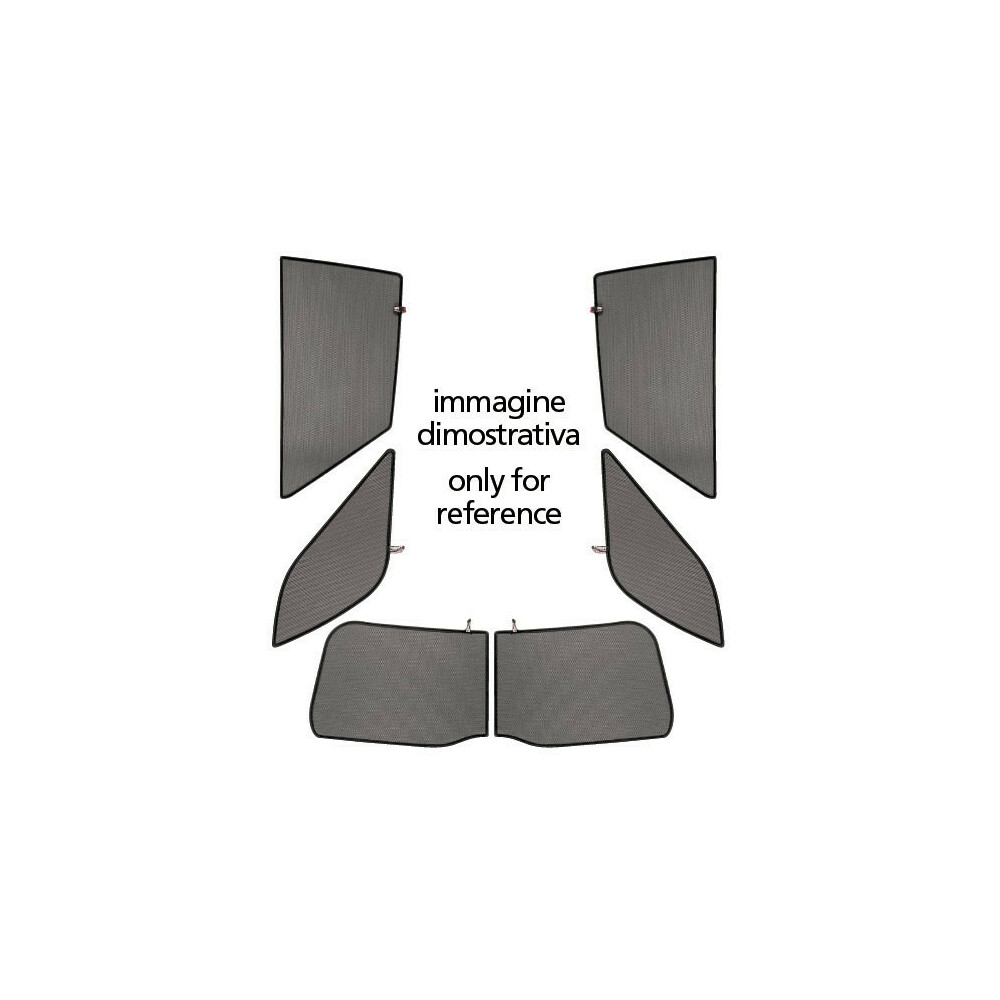 Kit tendine Privacy - 4 pz - compatibile per Dacia Sandero (01/13>01/21) -  Dacia Sandero Stepway (