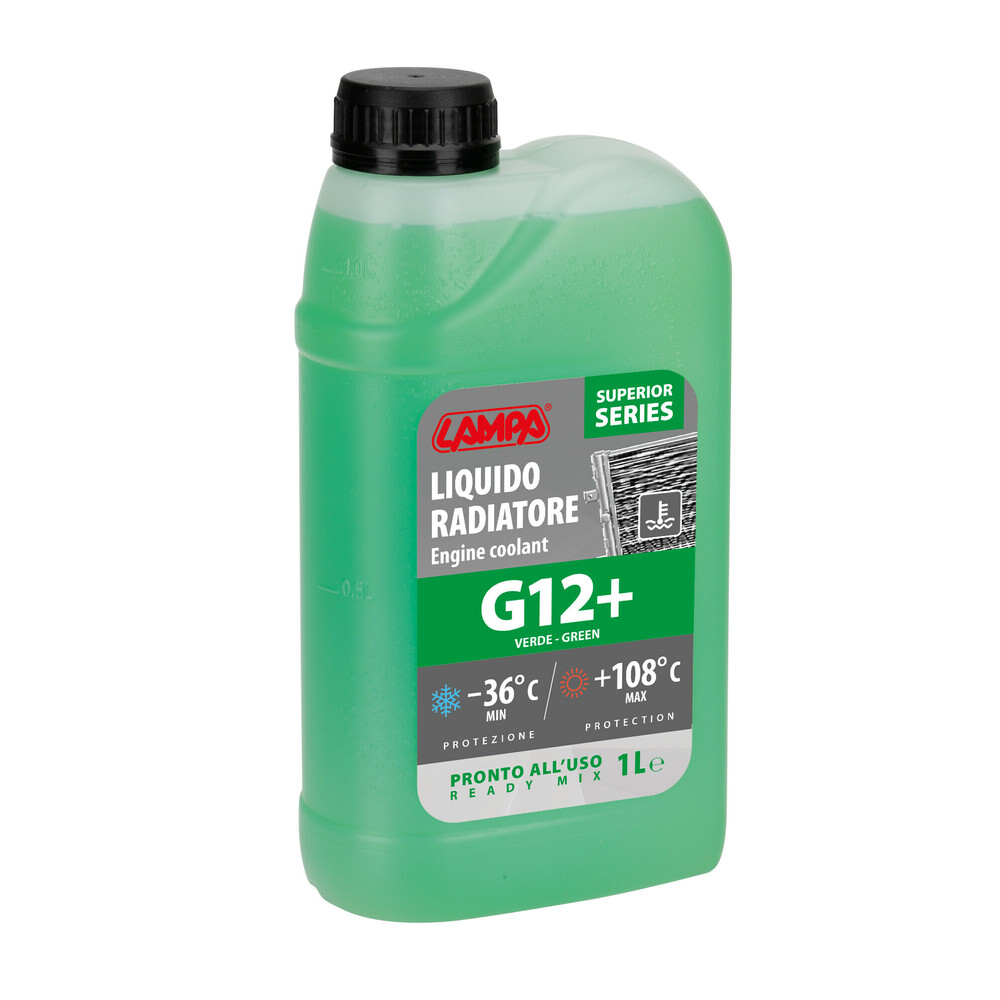 Superior-Green G12+, antifreeze liquid - (-36°C/+108°C) - 1 L