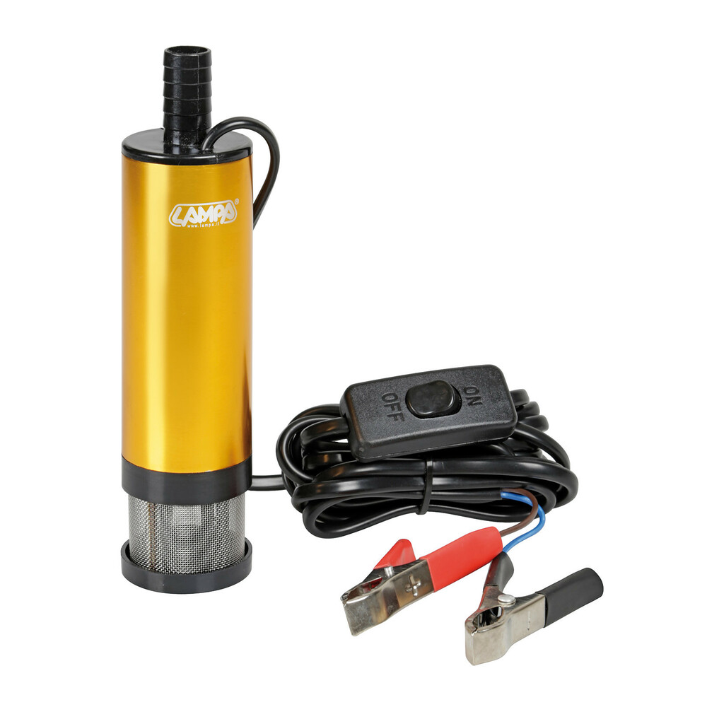 Pompa aspira liquidi elettrica ad immersione, 12V - 12 L/min
