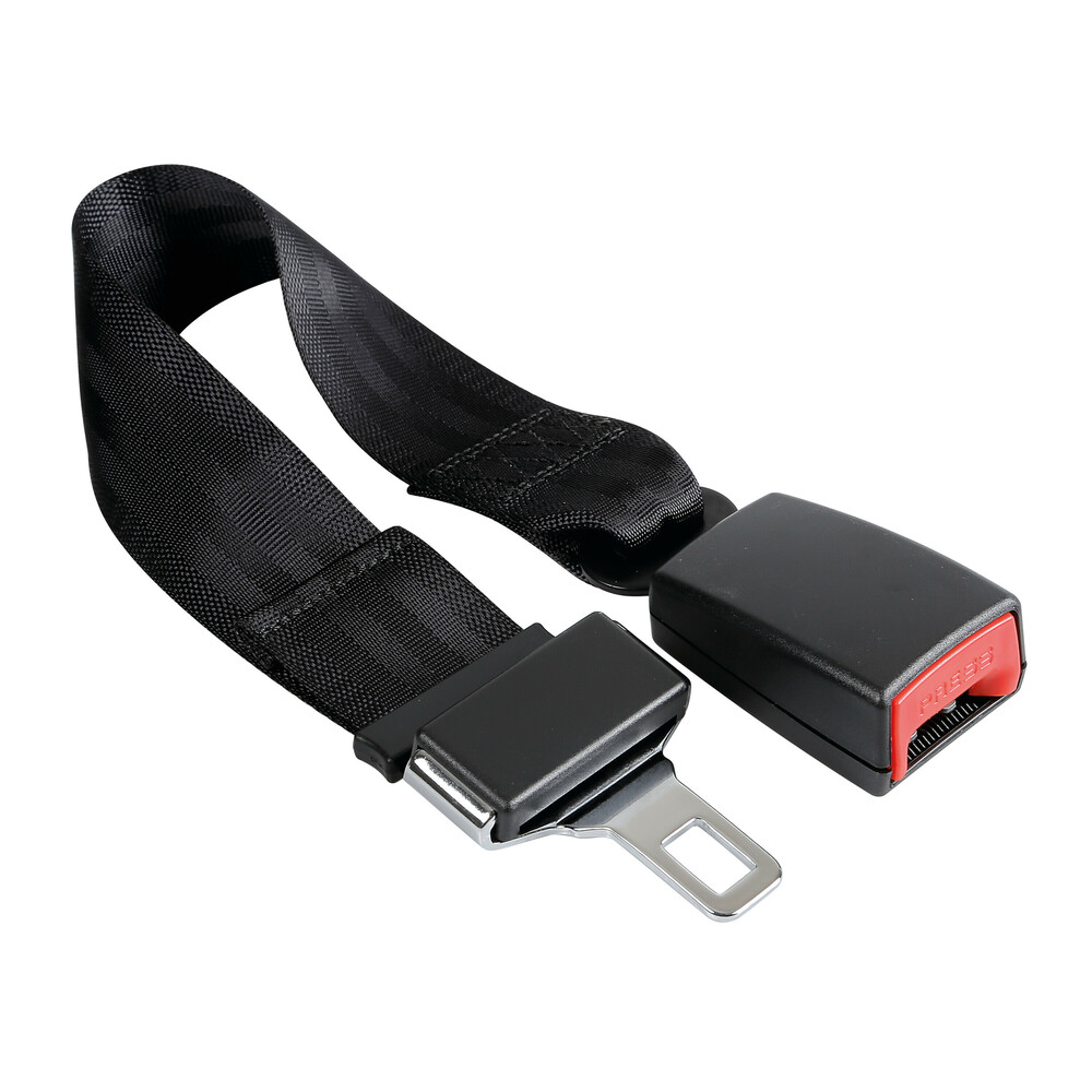 MAFNIO Lot de 2 rallonges de ceinture de sécurité universelles pour voiture,  sangle d'extension de ceinture de sécurité réglable 23 cm (noir) 