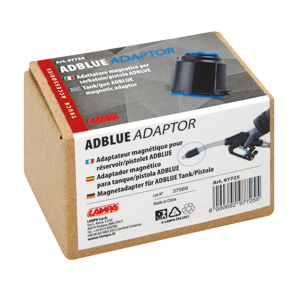 AdBlue® magnetic tank/gun adaptor
