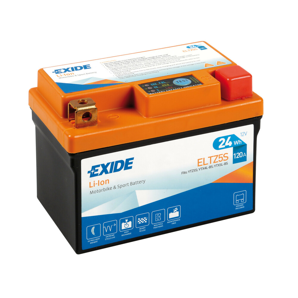 exide lithium ion battery for bike