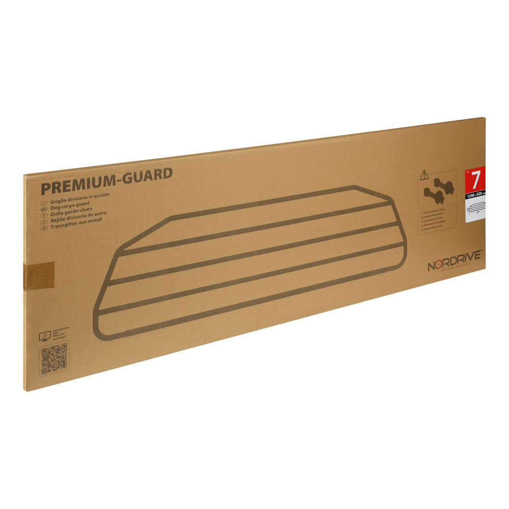 Premium-Guard, car dog guard and barrier - Type 7 - 1240x420 mm