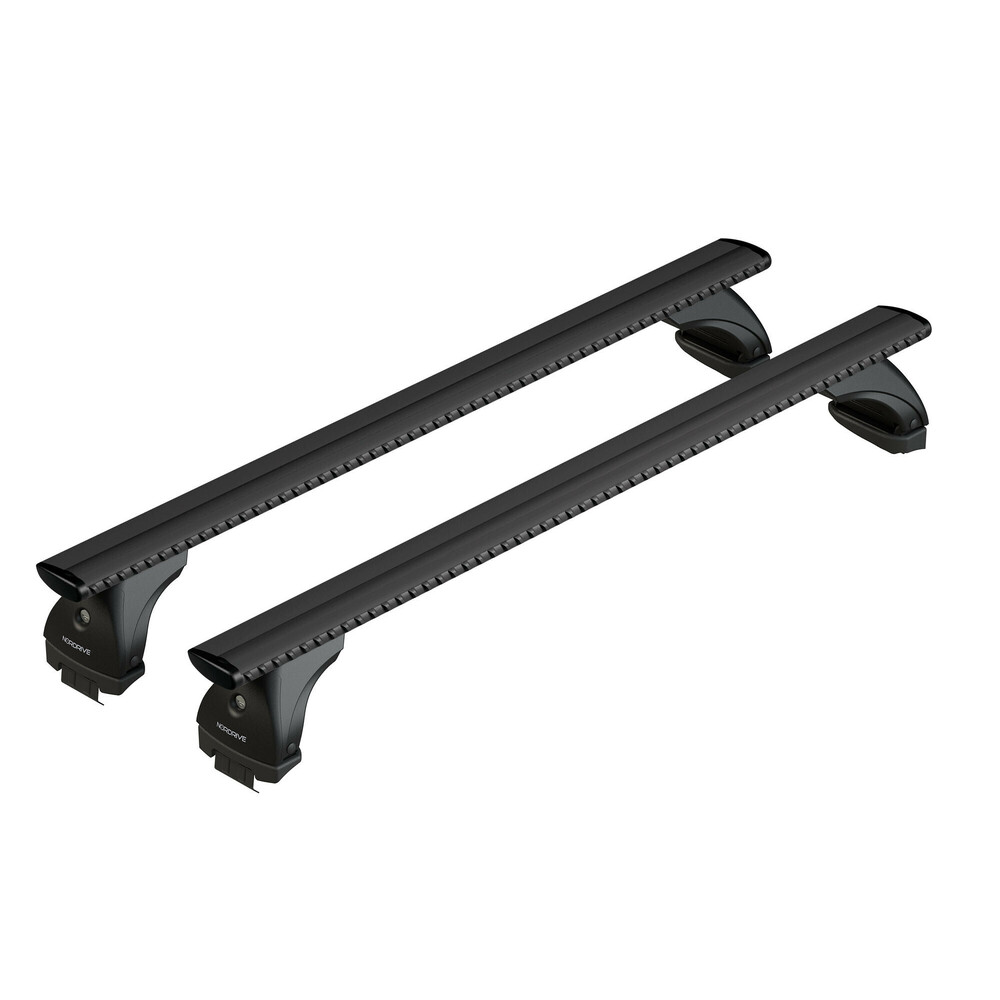 Silenzio Black complete set aluminium roof bars M Evos ST