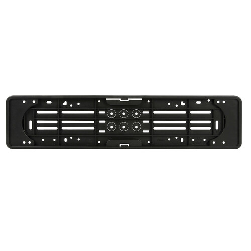 PP rear licence plate holder - Black