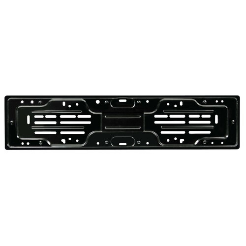 Steel rear licence plate holder