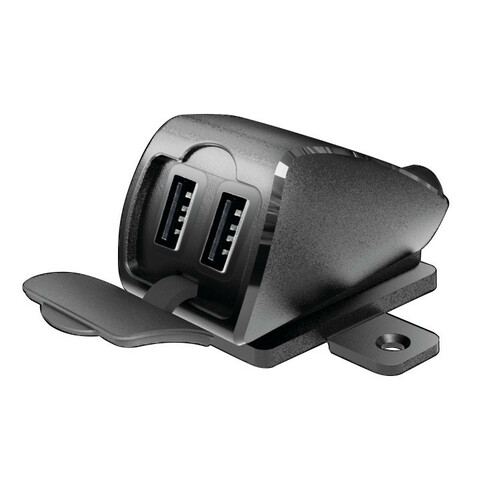 Caricabatteria USB Doppio a 45° per Prese Accensigari Moto BMW